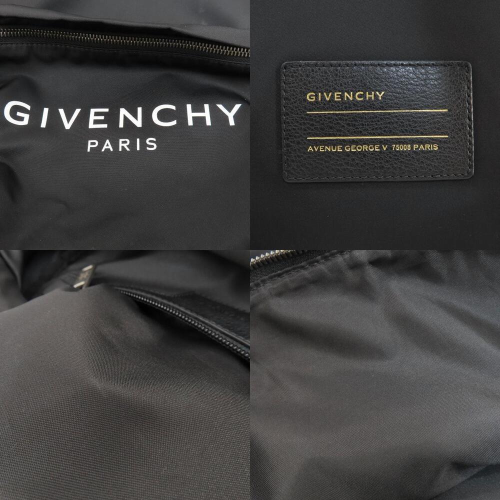 Givenchy Logo Backpack Daypack Nylon Leather - image 7
